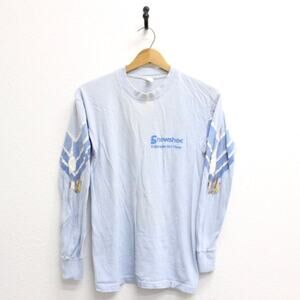 Vintage Edelweiss Ski Haus Snowshoe Penguins Long Sleeve T Shirt Medium